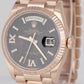 MINT PAPERS Rolex Day-Date President EISENKIESEL 36mm Rose Gold Watch 128235 B+P
