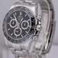 Rolex Daytona Cosmograph BLACK Ceramic 40mm Stainless Steel 126500 LN Watch BOX