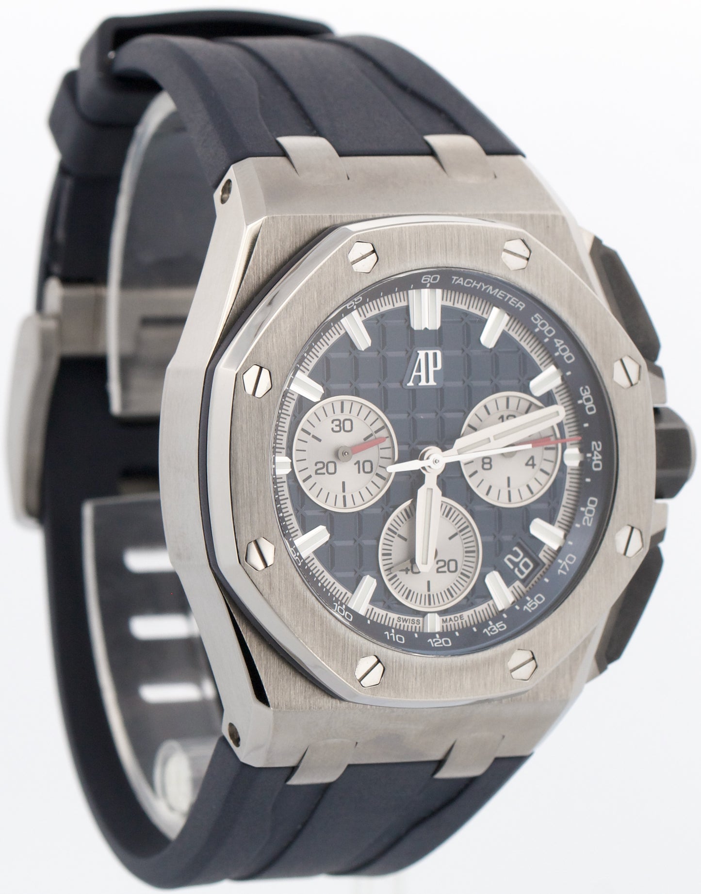 Audemars Piguet Royal Oak Offshore Chronograph BLUE Titanium Rubber 43mm 26420TI