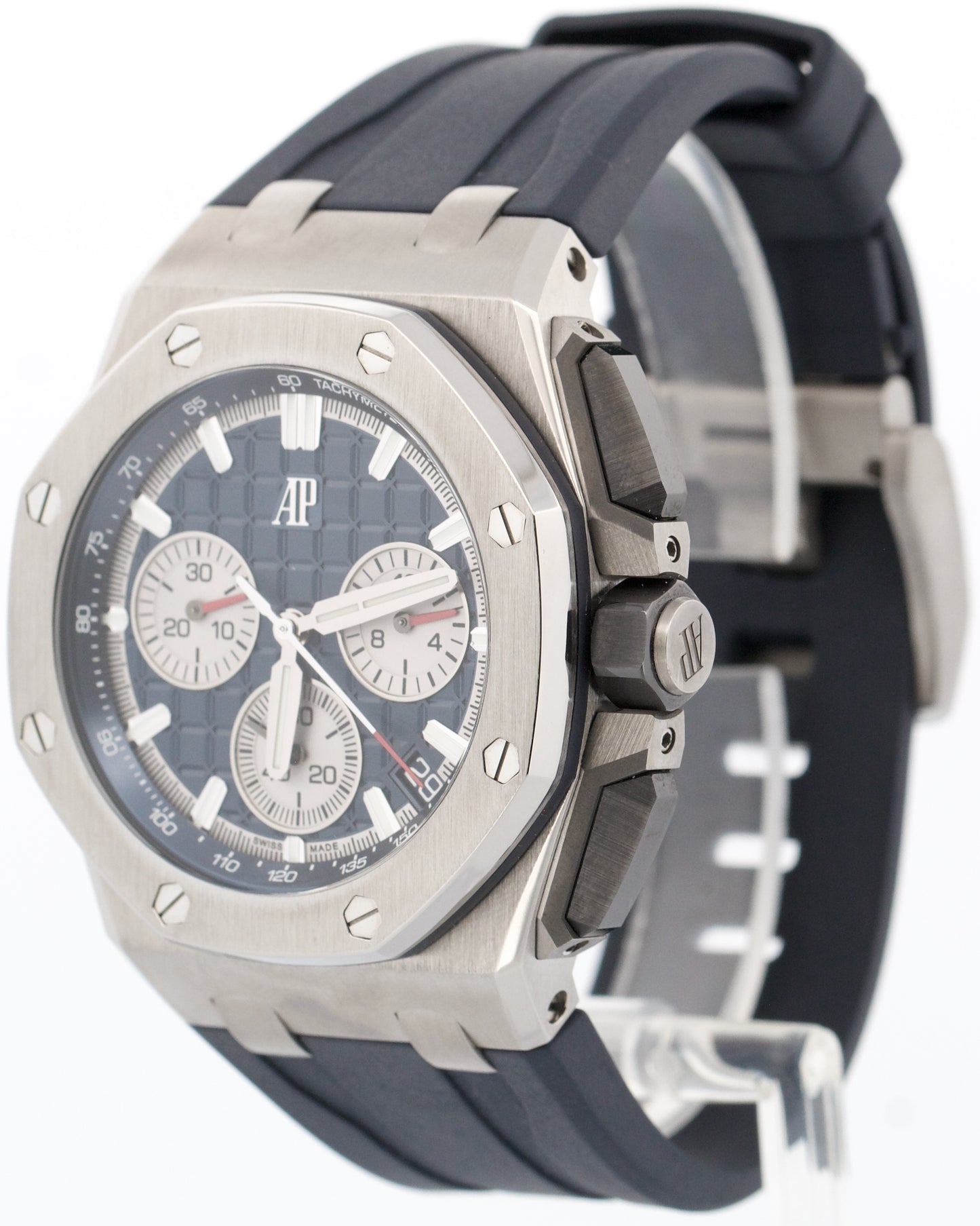 Audemars Piguet Royal Oak Offshore Chronograph BLUE Titanium Rubber 43mm 26420TI