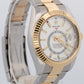 2022 PAPERS Rolex Sky-Dweller WHITE 18K Gold Stainless OYSTER 42mm 326933 BOX
