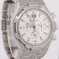 MINT Vacheron Constantin Overseas Chronograph WHITE 42mm Stainless 49150 Watch