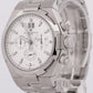 MINT Vacheron Constantin Overseas Chronograph WHITE 42mm Stainless 49150 Watch