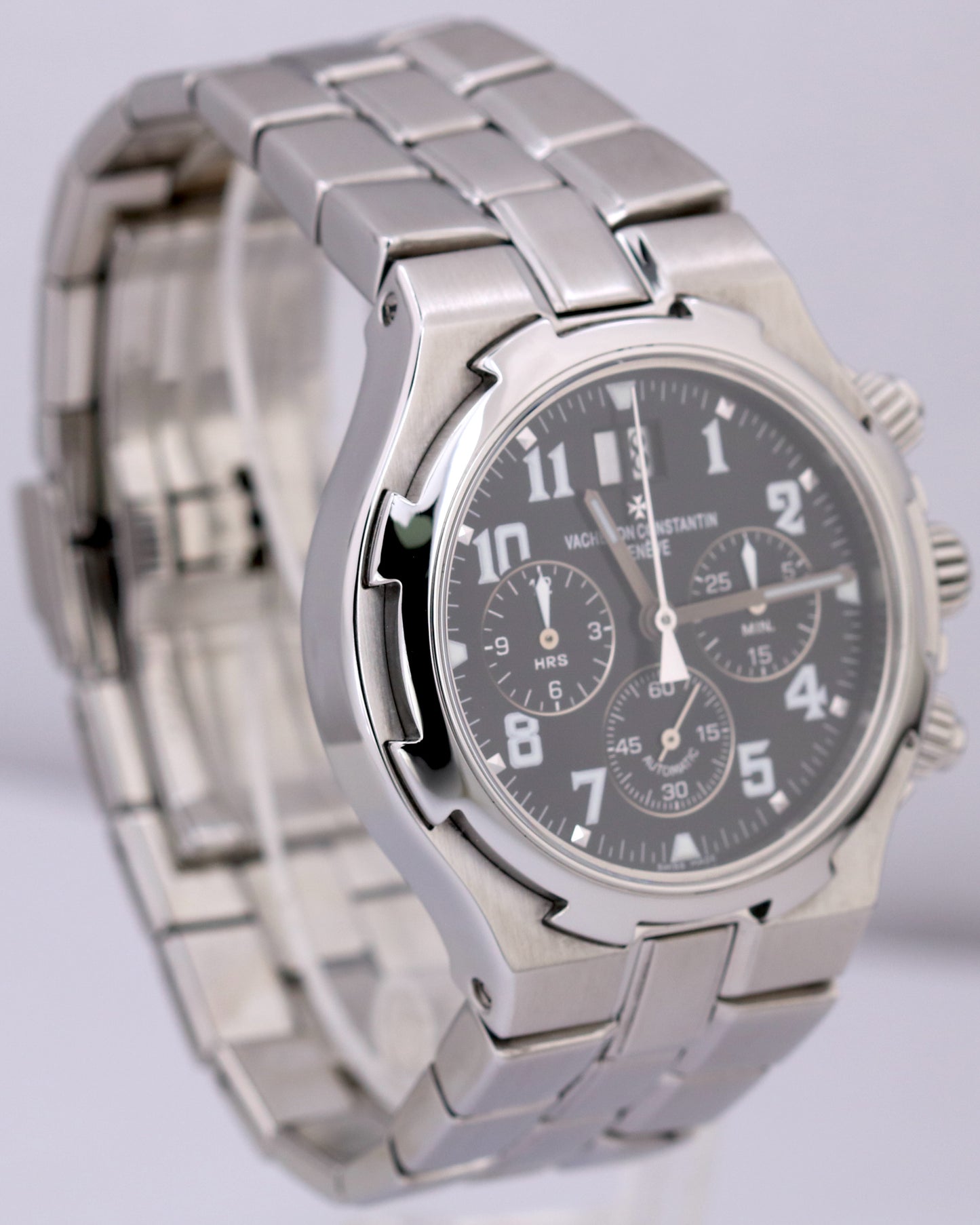 Vacheron Constantin Overseas Chronograph BLACK Stainless Steel 40mm 49140 Watch