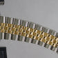 Rolex DateJust BLUE CONCENTRIC 36mm DIAMOND 18K Yellow Gold Steel JUBILEE 16263