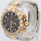 Rolex Daytona Cosmograph BLACK Two-Tone 18K Yellow Gold Stainless Steel 116503