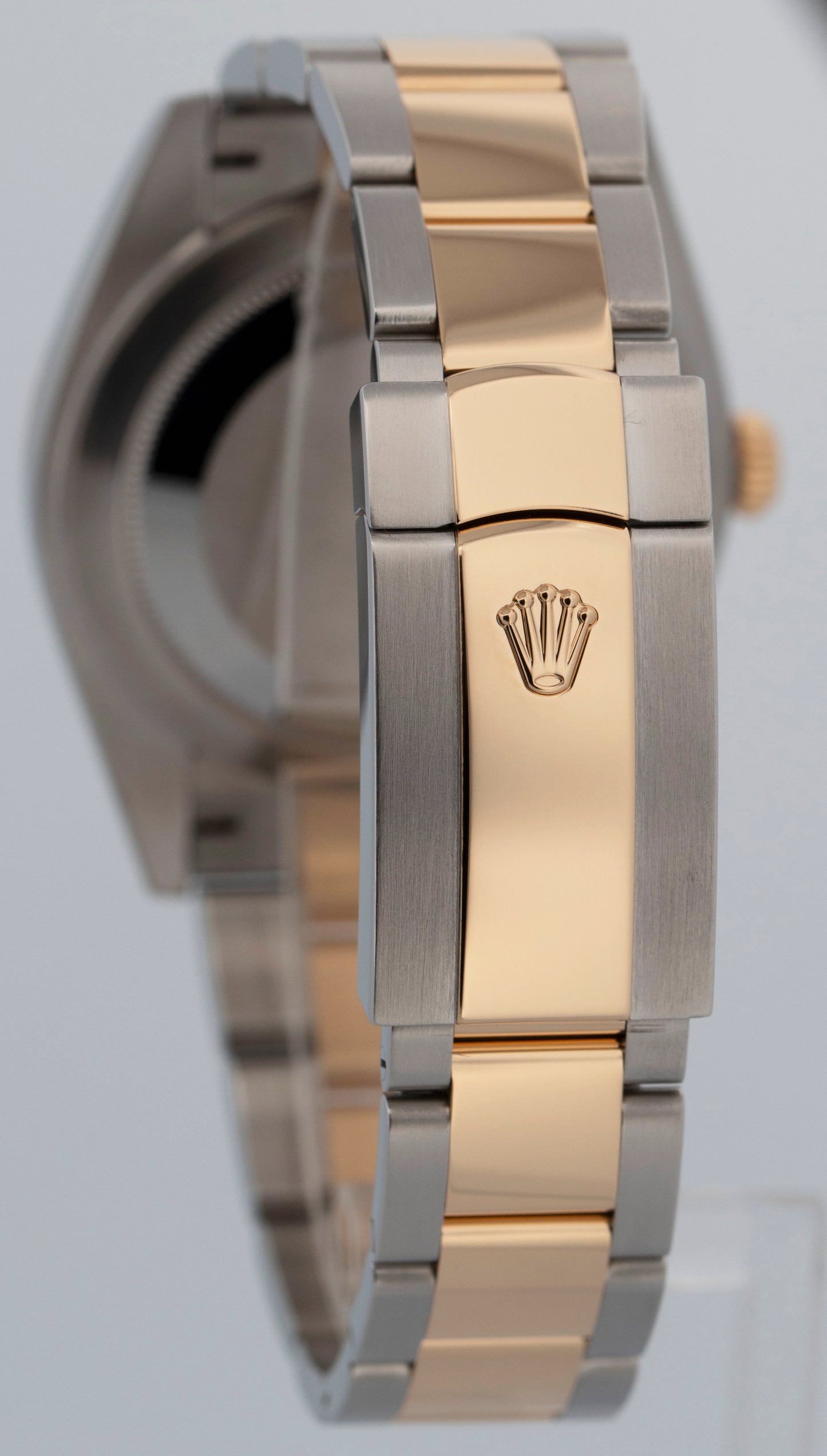 2023 PAPERS Rolex DateJust 41 WHITE Two-Tone Gold Steel 41mm 126333 Watch BOX