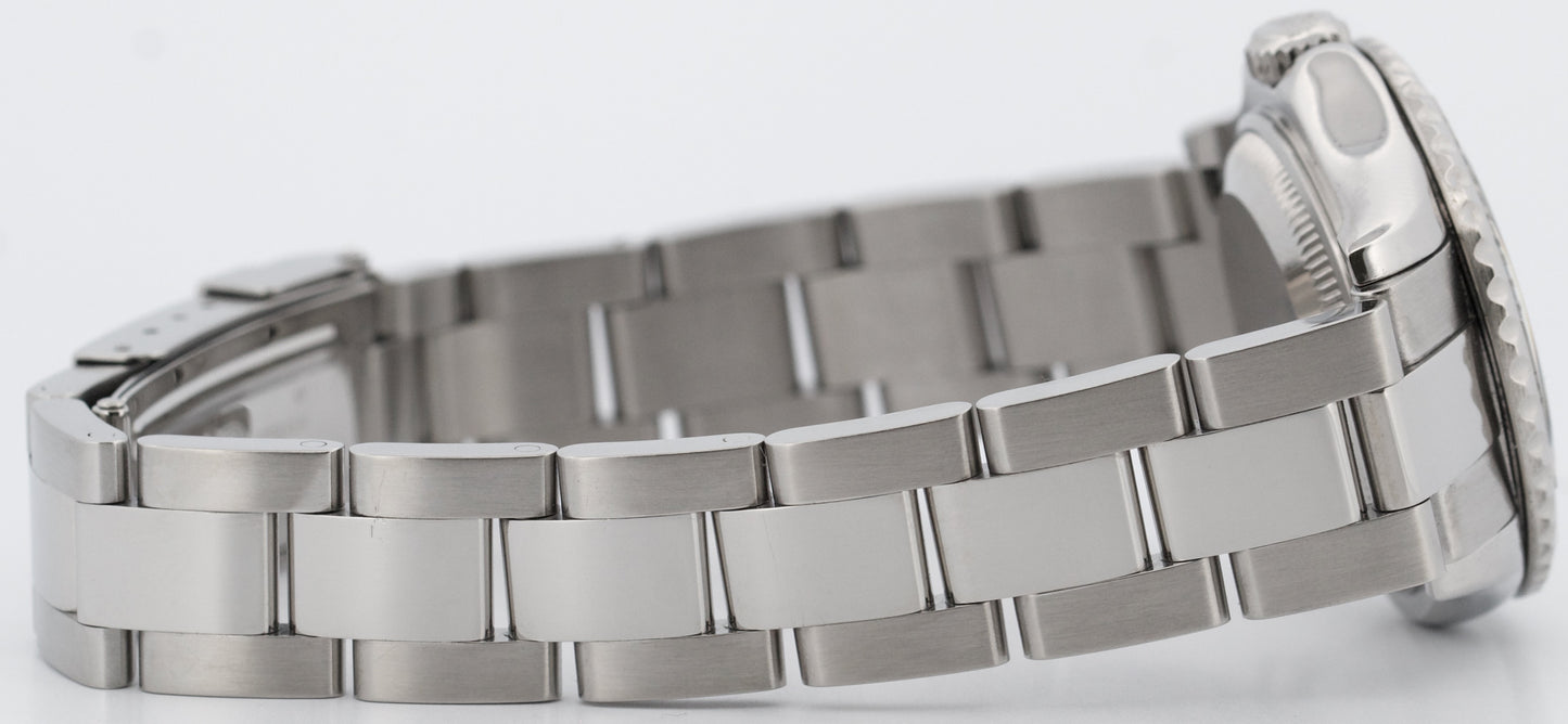 PAPERS Ladies Rolex Yacht-Master PLATINUM 29mm Stainless Steel Watch 169622 BOX