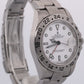 UNPOLISHED Rolex Explorer II POLAR WHITE Steel 40mm NO-HOLES Oyster 16570 Watch