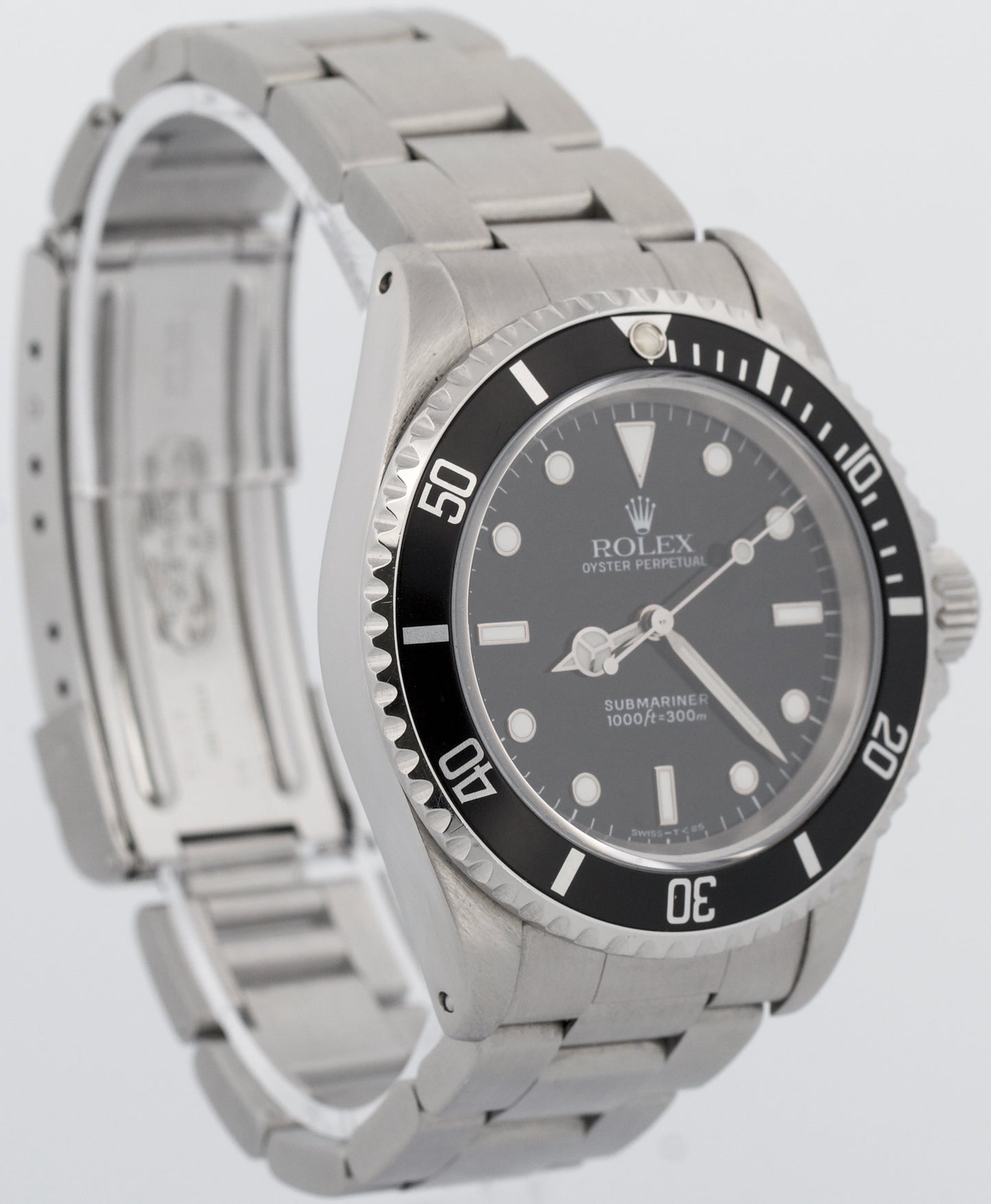 Rolex Submariner No-Date BLACK Stainless Steel Automatic 40mm Watch 14060 BOX