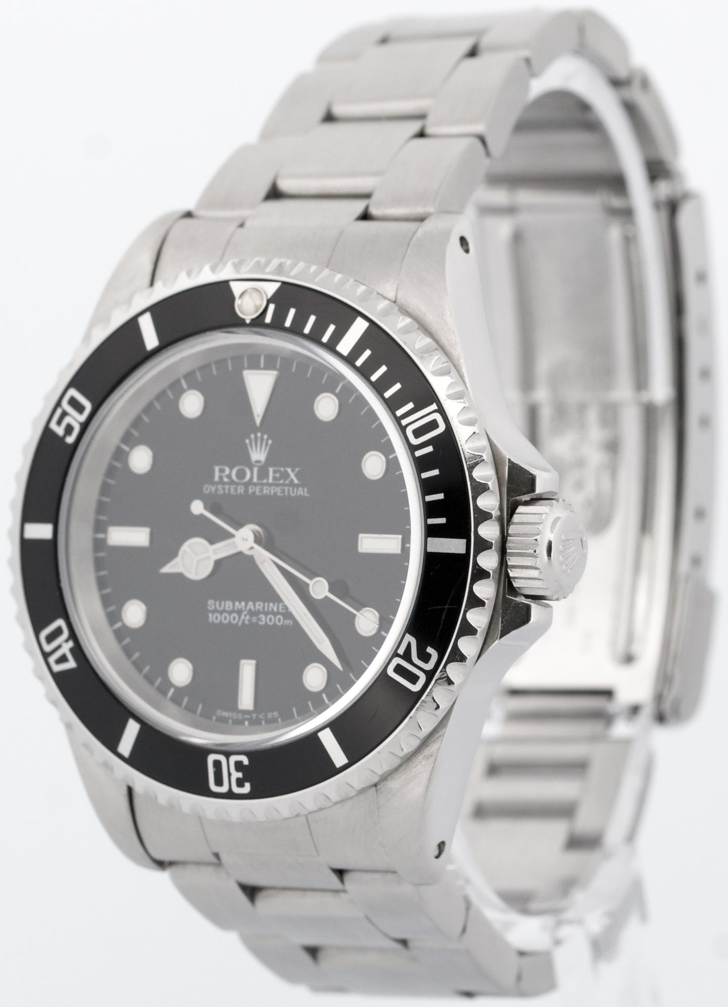 Rolex Submariner No-Date BLACK Stainless Steel Automatic 40mm Watch 14060 BOX