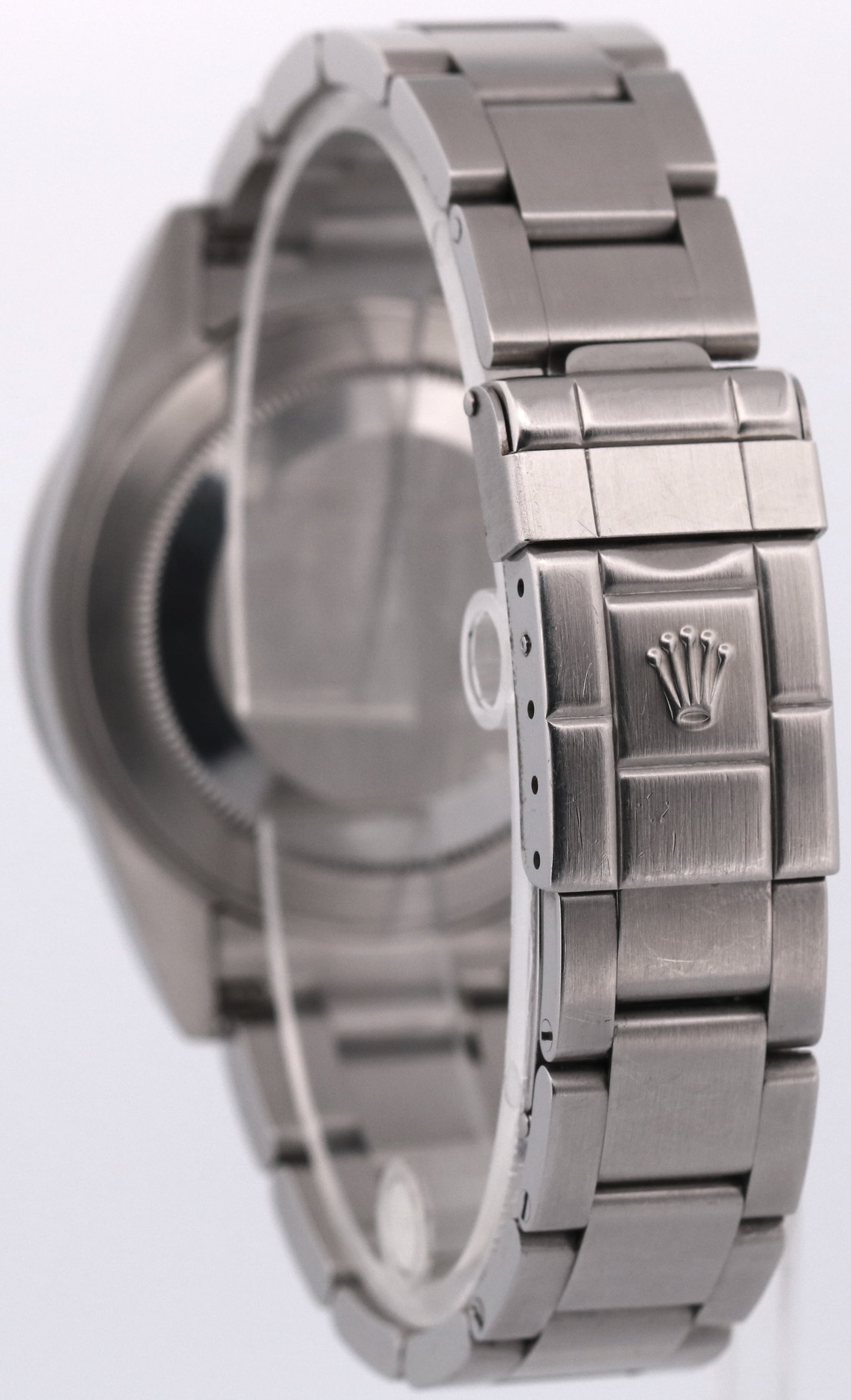 UNPOLISHED Rolex Explorer II POLAR WHITE Steel 40mm NO-HOLES Oyster 16570 Watch