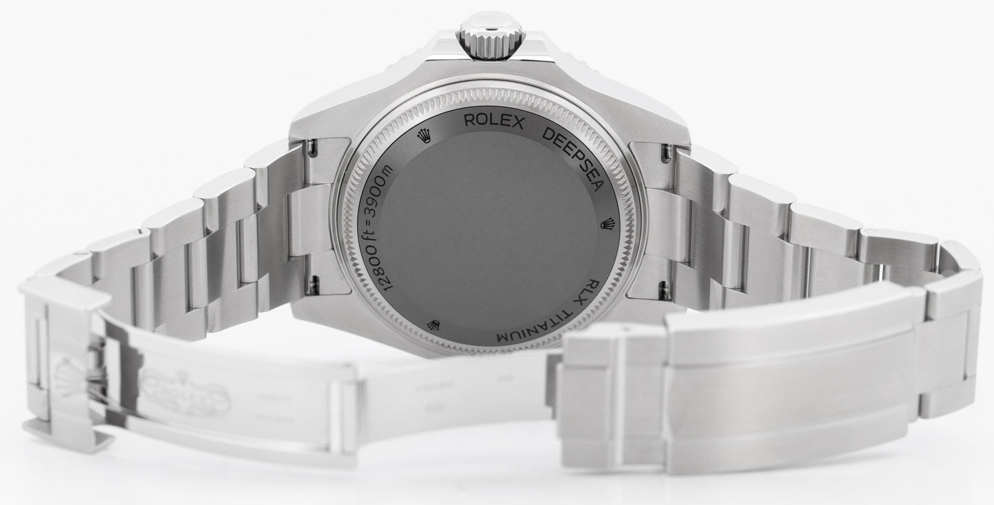 2025 PAPERS Rolex Sea-Dweller Deepsea JAMES CAMERON BLUE Steel 44mm 136660 BOX