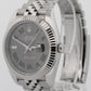 2021 PAPERS Rolex DateJust 41 WIMBLEDON Rhodium Steel 41mm 126334 Watch BOX