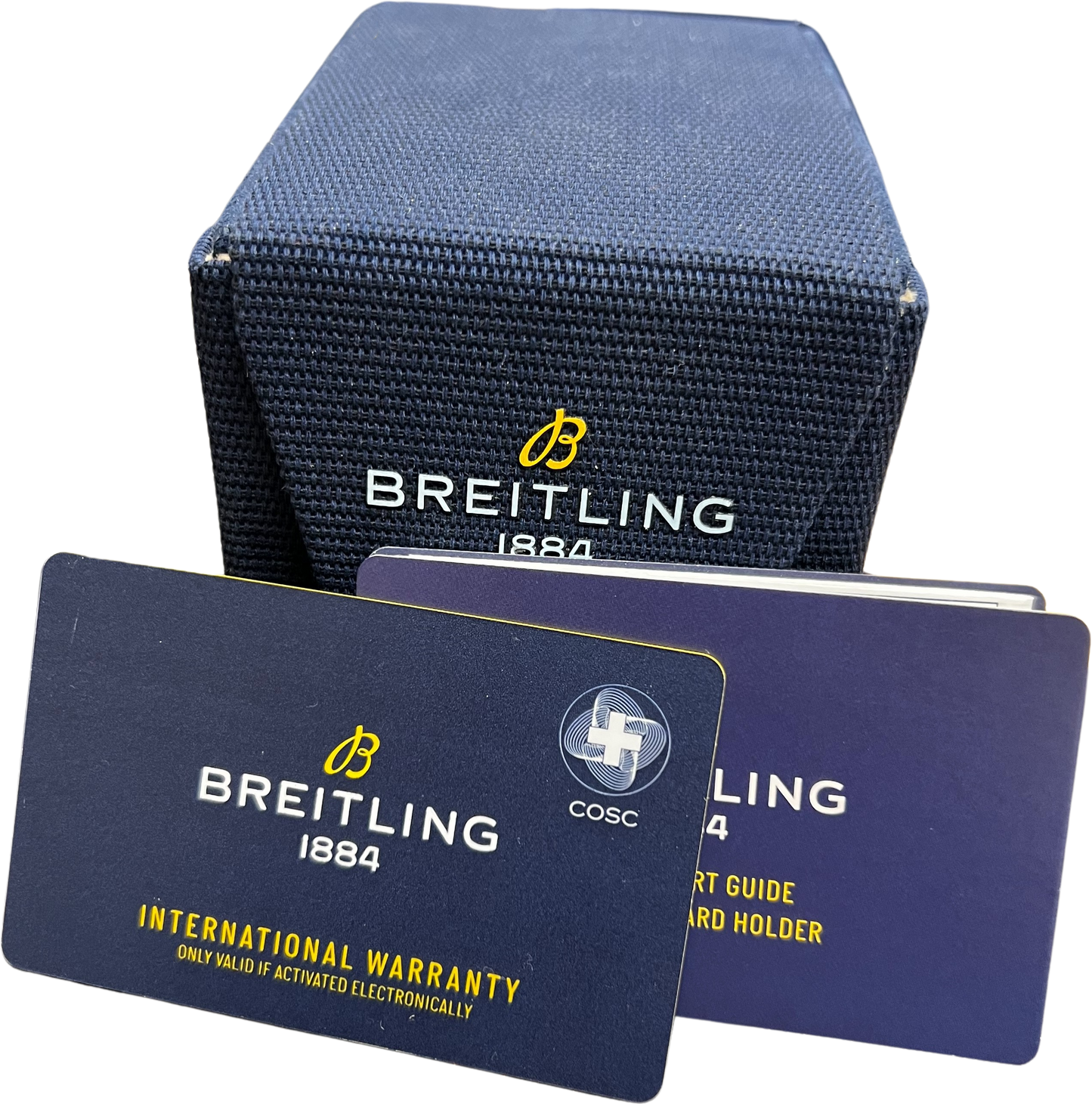 MINT Breitling Endurance Pro Blue Black Breitlight X82310 44mm Watch BOX PAPERS