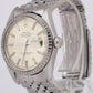 1969 Rolex DateJust IVORY 36mm Stainless Steel Automatic Jubilee Watch 1603