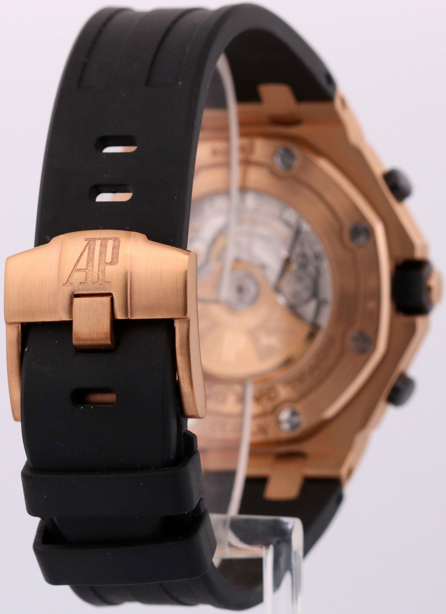 PAPERS Audemars Piguet Royal Oak Offshore CHAMPAGNE Black 18K 42mm 26470OR BOX