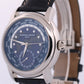 PAPERS Frederique Constant Classic WorldTimer BLUE Leather 42mm FC-718X4H4/6 BOX