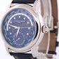 PAPERS Frederique Constant Classic WorldTimer BLUE Leather 42mm FC-718X4H4/6 BOX