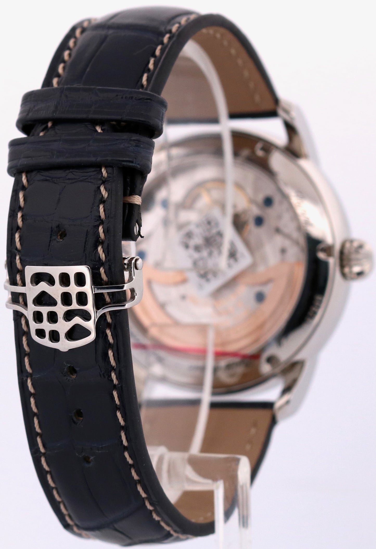 PAPERS Frederique Constant Classic WorldTimer BLUE Leather 42mm FC-718X4H4/6 BOX