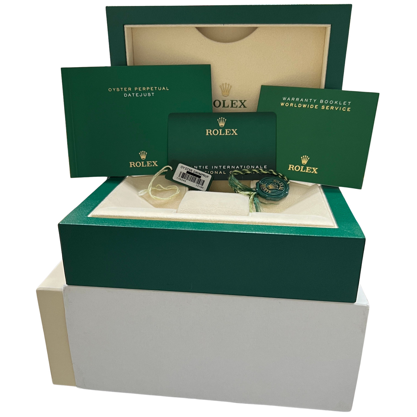 PAPERS Rolex DateJust 31mm Silver DIAMOND Stainless Steel Oyster 178344 BOX