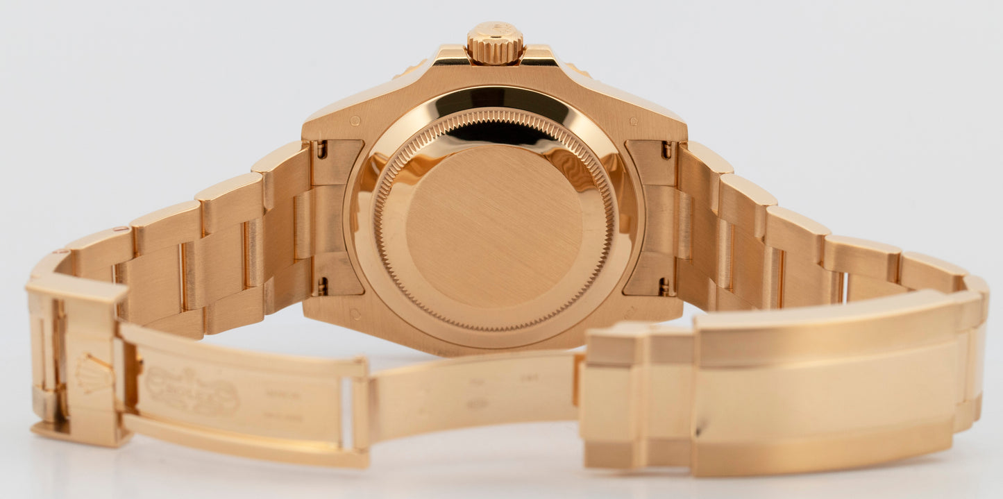 2023 PAPERS Rolex Submariner Date BLUE 18K Yellow Gold 41mm 126618 LB Watch BOX