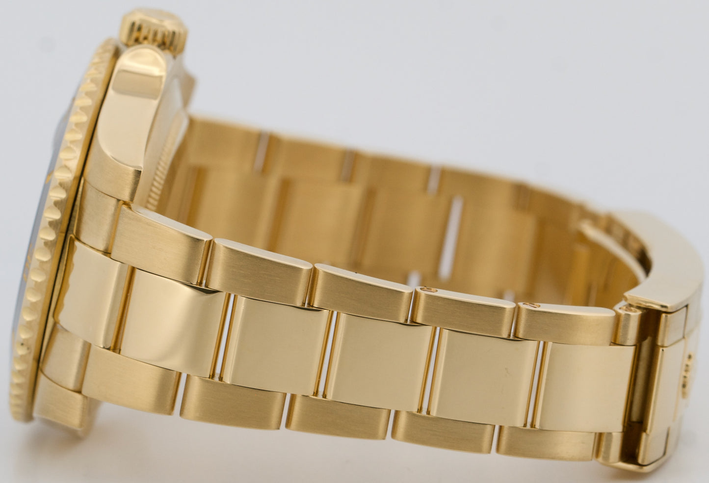 PAPERS Rolex Submariner Date 40mm BLACK Ceramic 18K Yellow Gold 116618 LN BOX