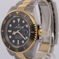 2021 PAPERS Rolex Sea-Dweller 43mm BLACK Two-Tone 18K Gold Steel 126603 BOX