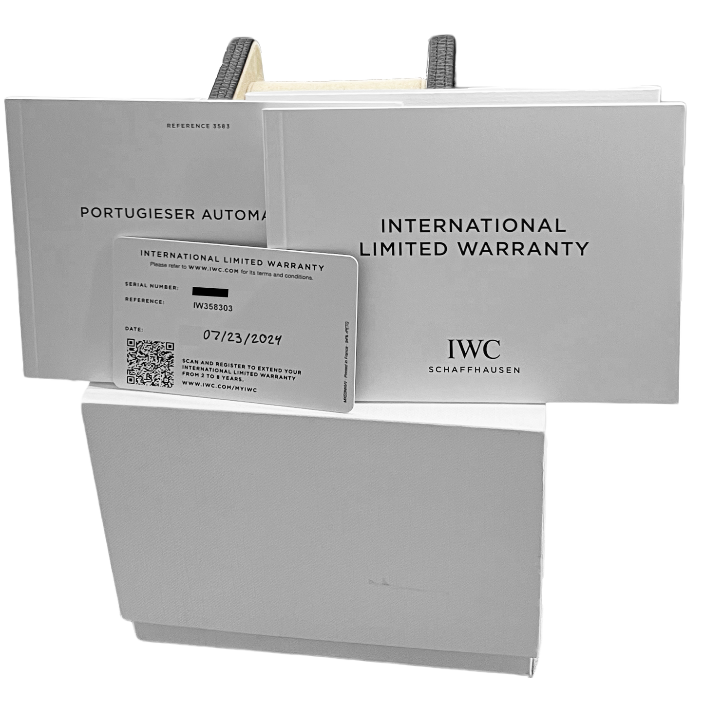 2024 IWC Portugieser PAPERS Stainless Steel Silver 40mm Watch IW358303 BOX