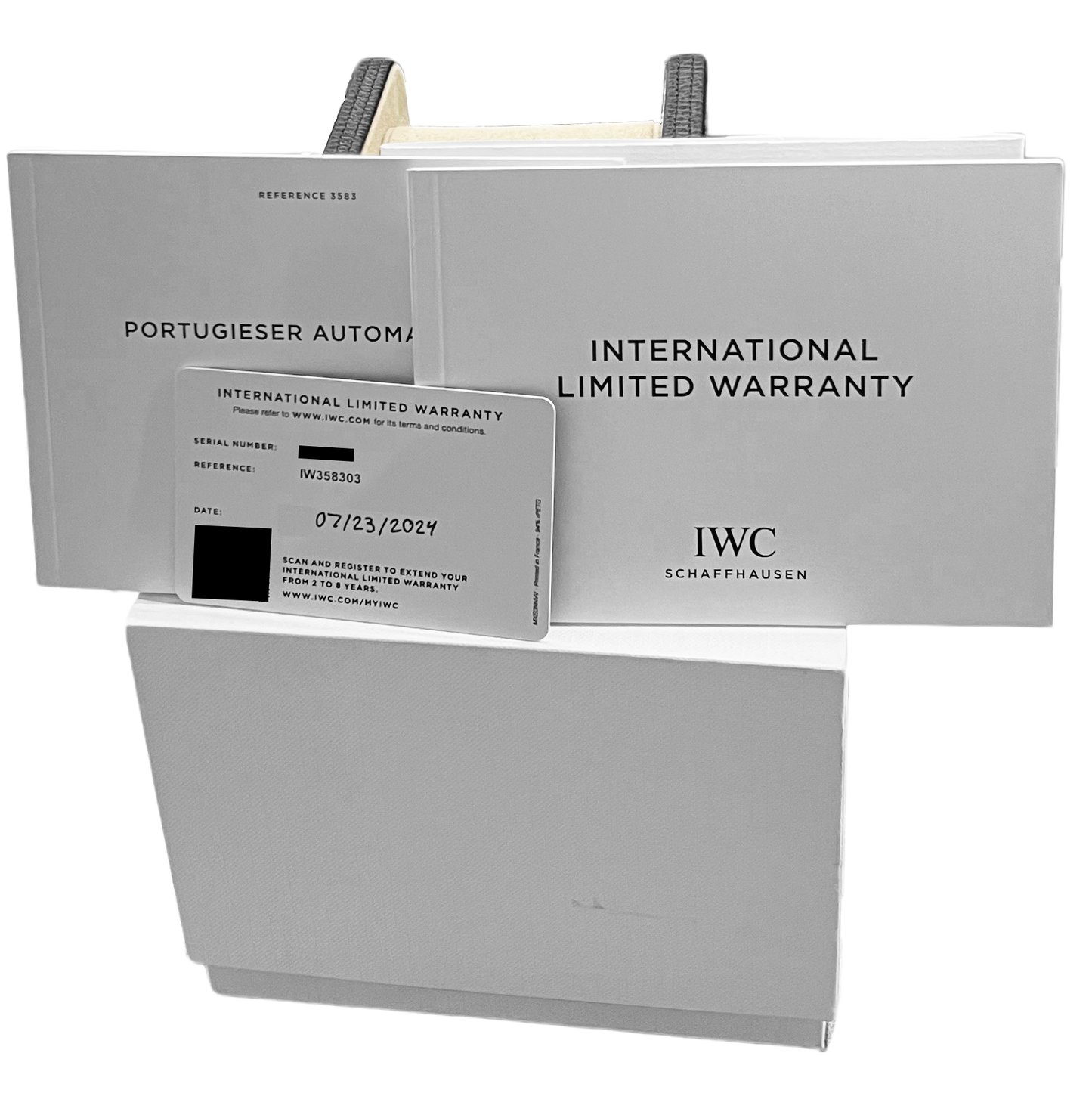 2024 IWC Portugieser PAPERS Stainless Steel Silver 40mm Watch IW358303 BOX