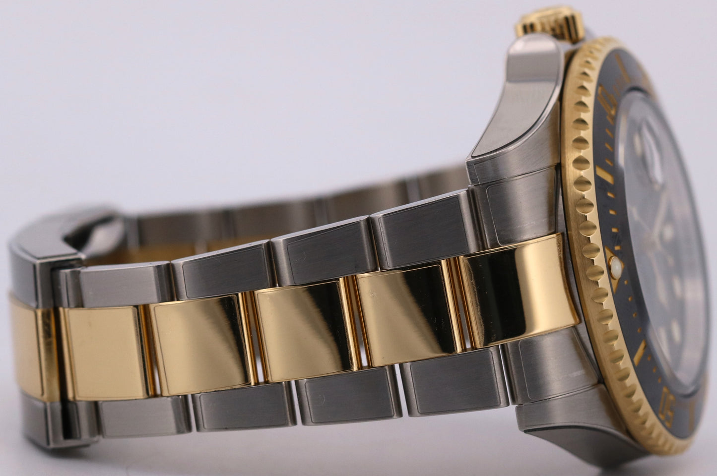 2021 PAPERS Rolex Sea-Dweller 43mm BLACK Two-Tone 18K Gold Steel 126603 BOX