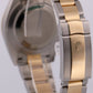 2021 PAPERS Rolex DateJust 41 BLACK Two-Tone 18K Steel OYSTER 41mm 126333 BOX