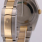 2021 PAPERS Rolex DateJust 41 BLACK Two-Tone 18K Steel OYSTER 41mm 126333 BOX