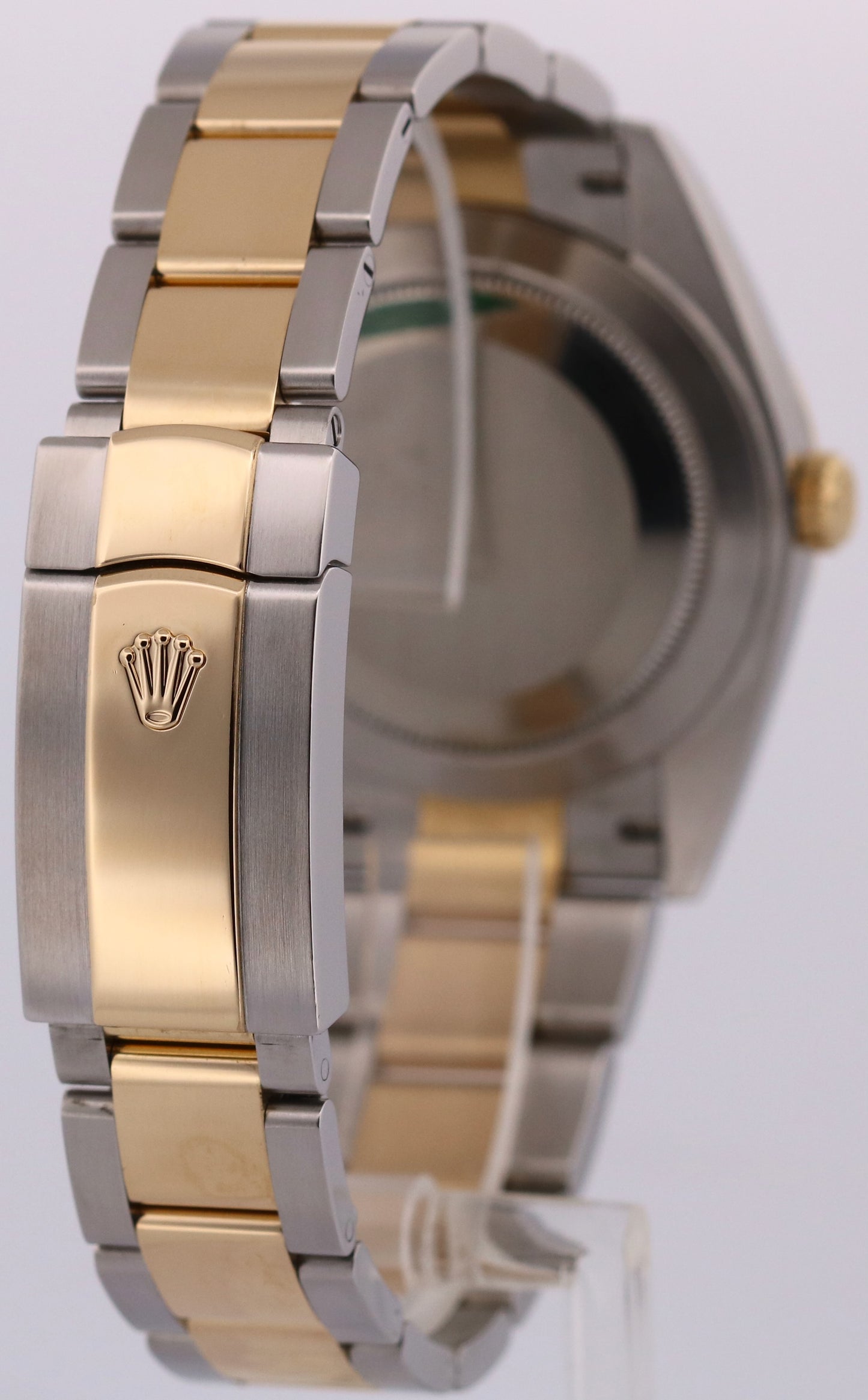 2021 PAPERS Rolex DateJust 41 BLACK Two-Tone 18K Steel OYSTER 41mm 126333 BOX