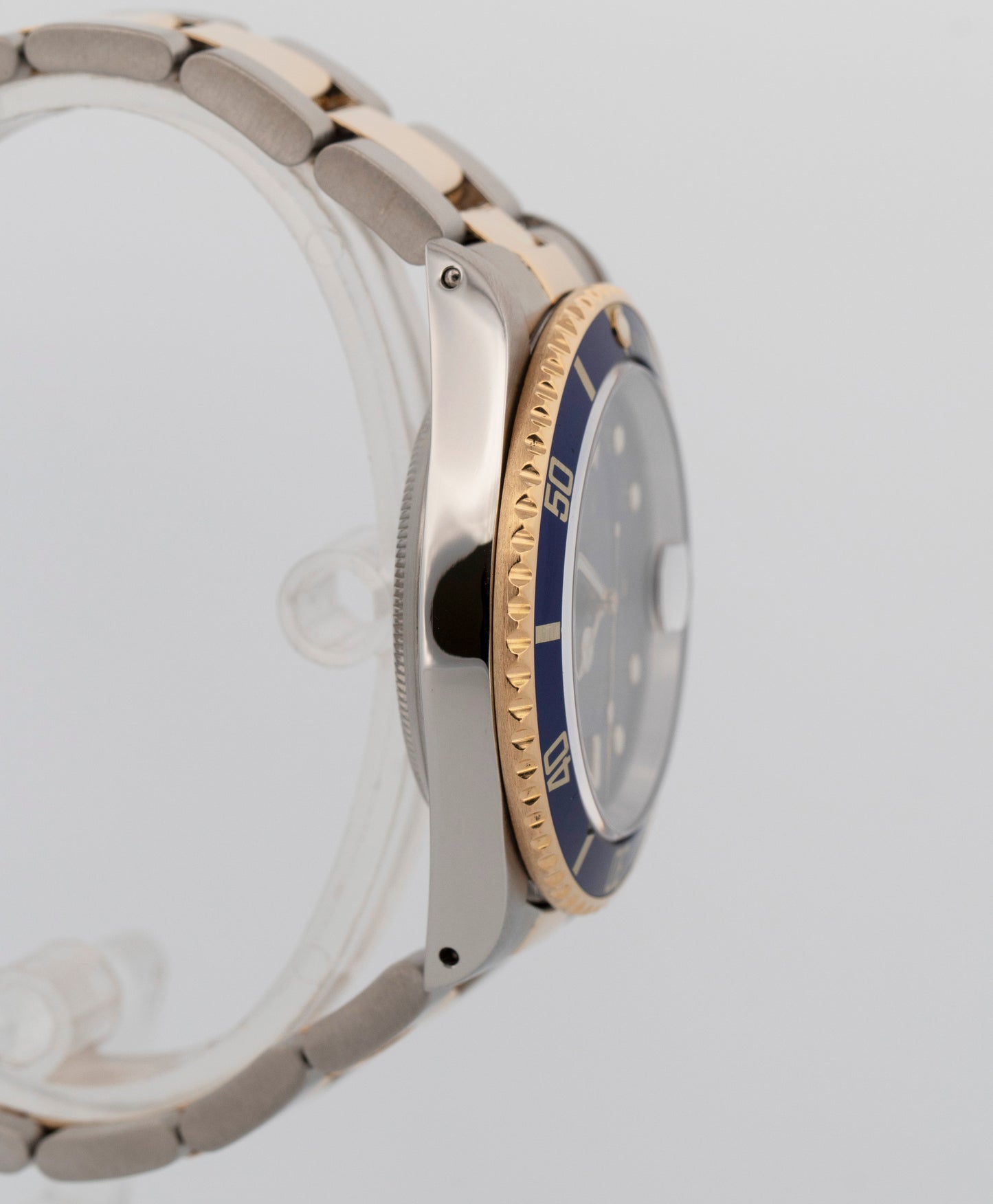 Rolex Submariner Date BLUE Two-Tone Yellow Gold Steel 40mm 16613 LB Watch