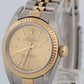 Rolex Oyster Perpetual 24mm CHAMPAGNE 18K Yellow Gold Steel JUBILEE 76193 Watch