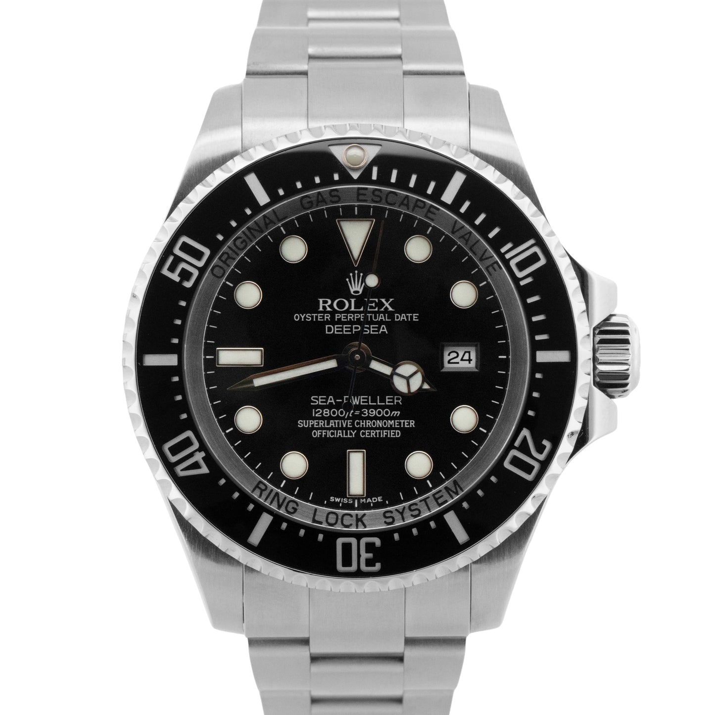 Rolex Sea-Dweller Deepsea BLACK Stainless Steel 44mm Oyster 116660 Watch