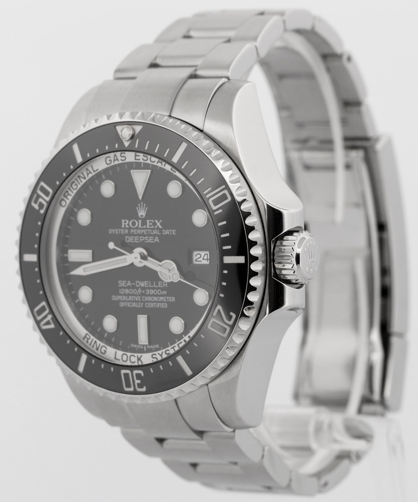 Rolex Sea-Dweller Deepsea BLACK Stainless Steel 44mm Oyster 116660 Watch