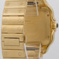 2024 PAPERS Cartier Santos SILVER WHITE 18K Yellow Gold 39.8mm 4070 WGSA0029 BOX