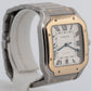 Cartier Santos WHITE Two-Tone Yellow Gold Steel 39.8mm 4072 / W2SA0009 Watch
