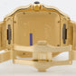 2024 PAPERS Cartier Santos SILVER WHITE 18K Yellow Gold 39.8mm 4070 WGSA0029 BOX