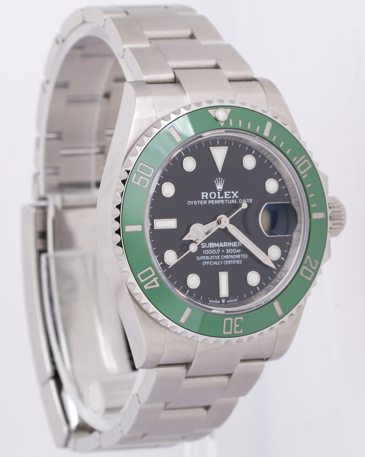 2023 PAPERS Rolex Submariner 41 Date GREEN KERMIT Stainless 41mm 126610 LV BOX