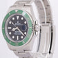 2023 PAPERS Rolex Submariner 41 Date GREEN KERMIT Stainless 41mm 126610 LV BOX