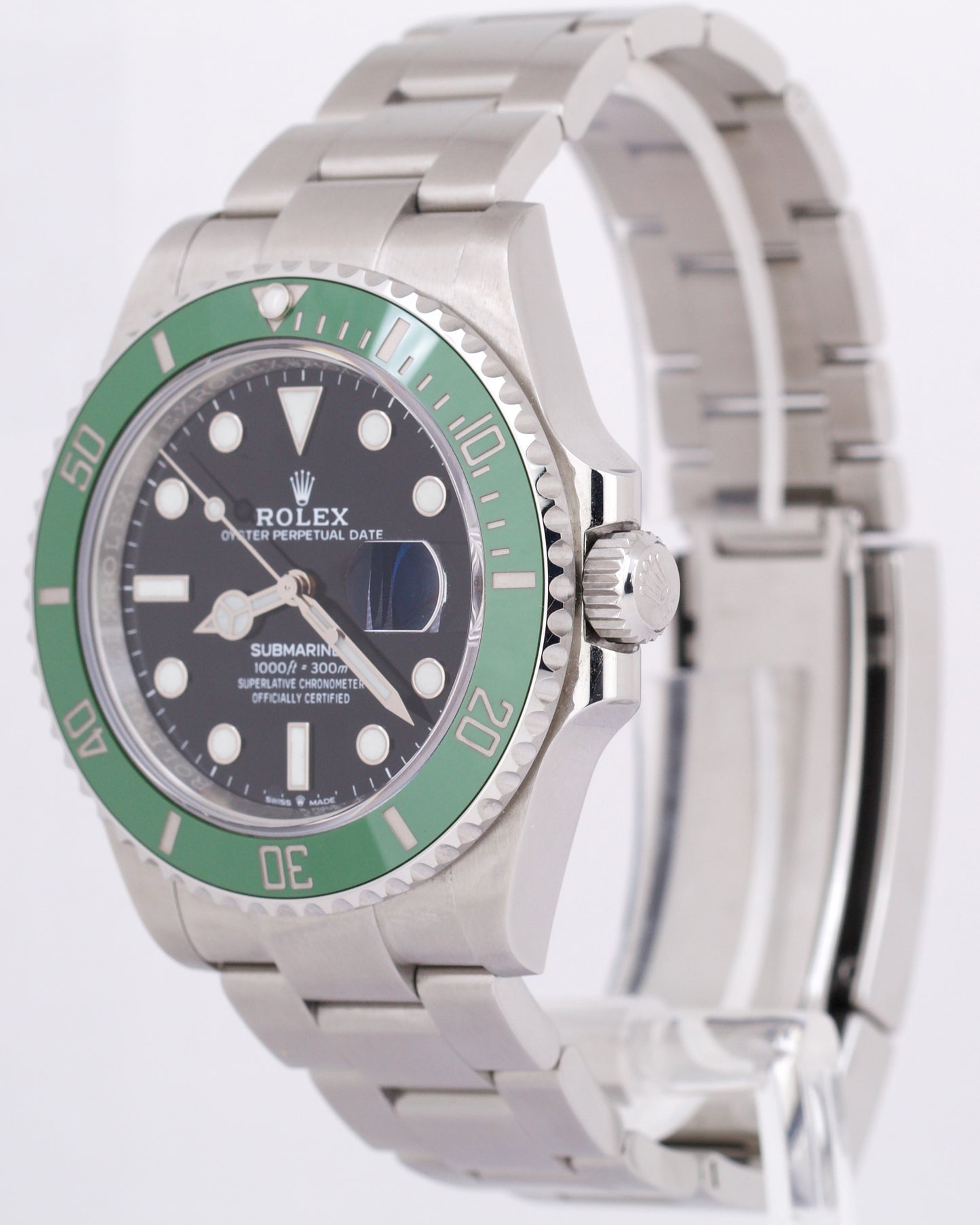 2023 PAPERS Rolex Submariner 41 Date GREEN KERMIT Stainless 41mm 126610 LV BOX