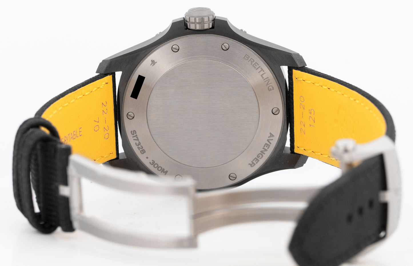 Breitling Avenger Automatic 42 Night Mission BLACK Ceramic 42mm S17328 Watch BOX