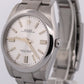 2020 PAPERS Rolex Oyster Perpetual 41 SILVER Stainless Oyster 41mm 124300 BOX