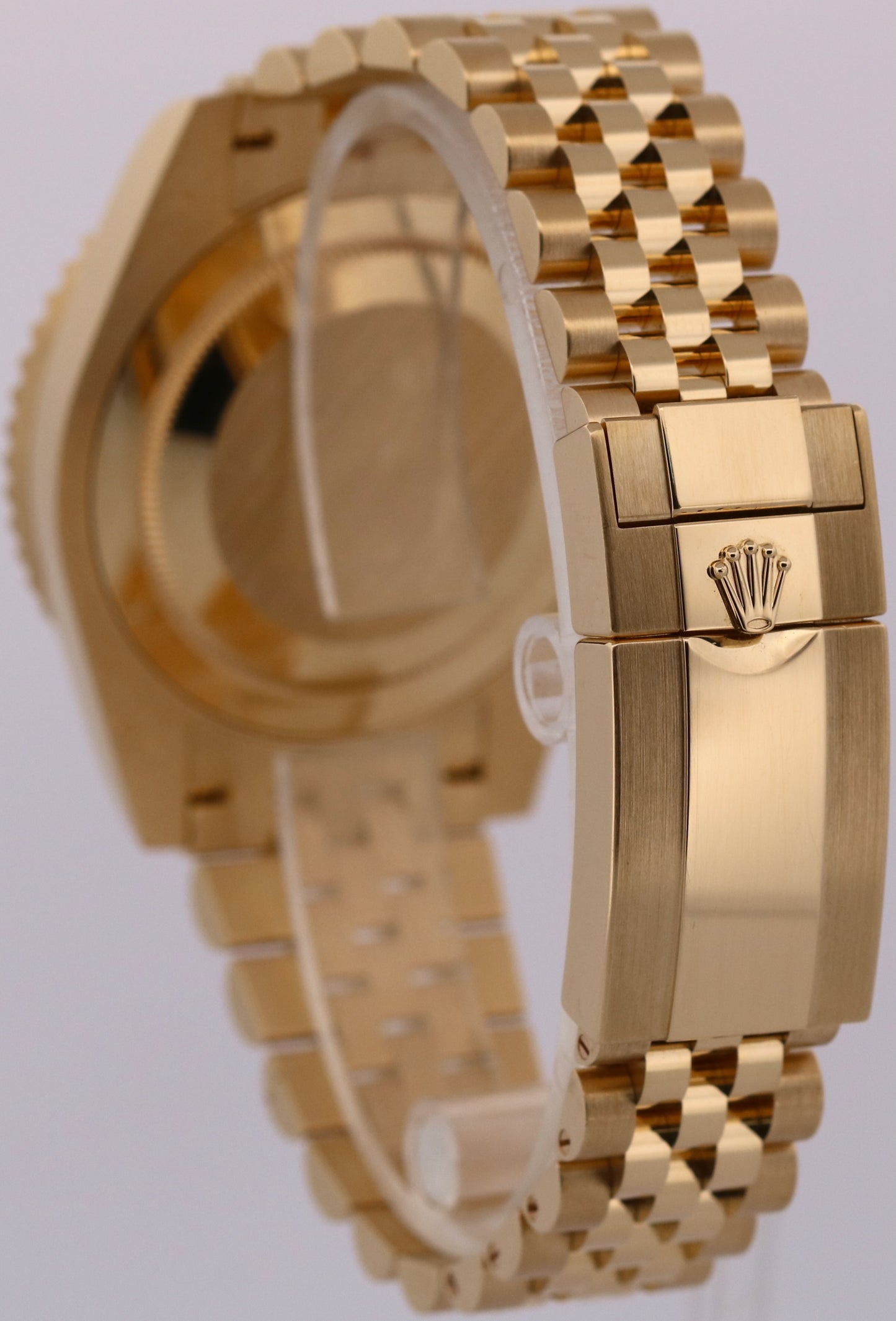 2025 PAPERS Rolex GMT-Master II 18K Yellow Gold JUBILEE 40mm 126718 GRNR BOX
