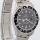 PAPERS Rolex GMT-Master II BLACK Red Stainless Steel Date OYSTER 16710 Watch BOX