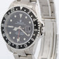 PAPERS Rolex GMT-Master II BLACK Red Stainless Steel Date OYSTER 16710 Watch BOX