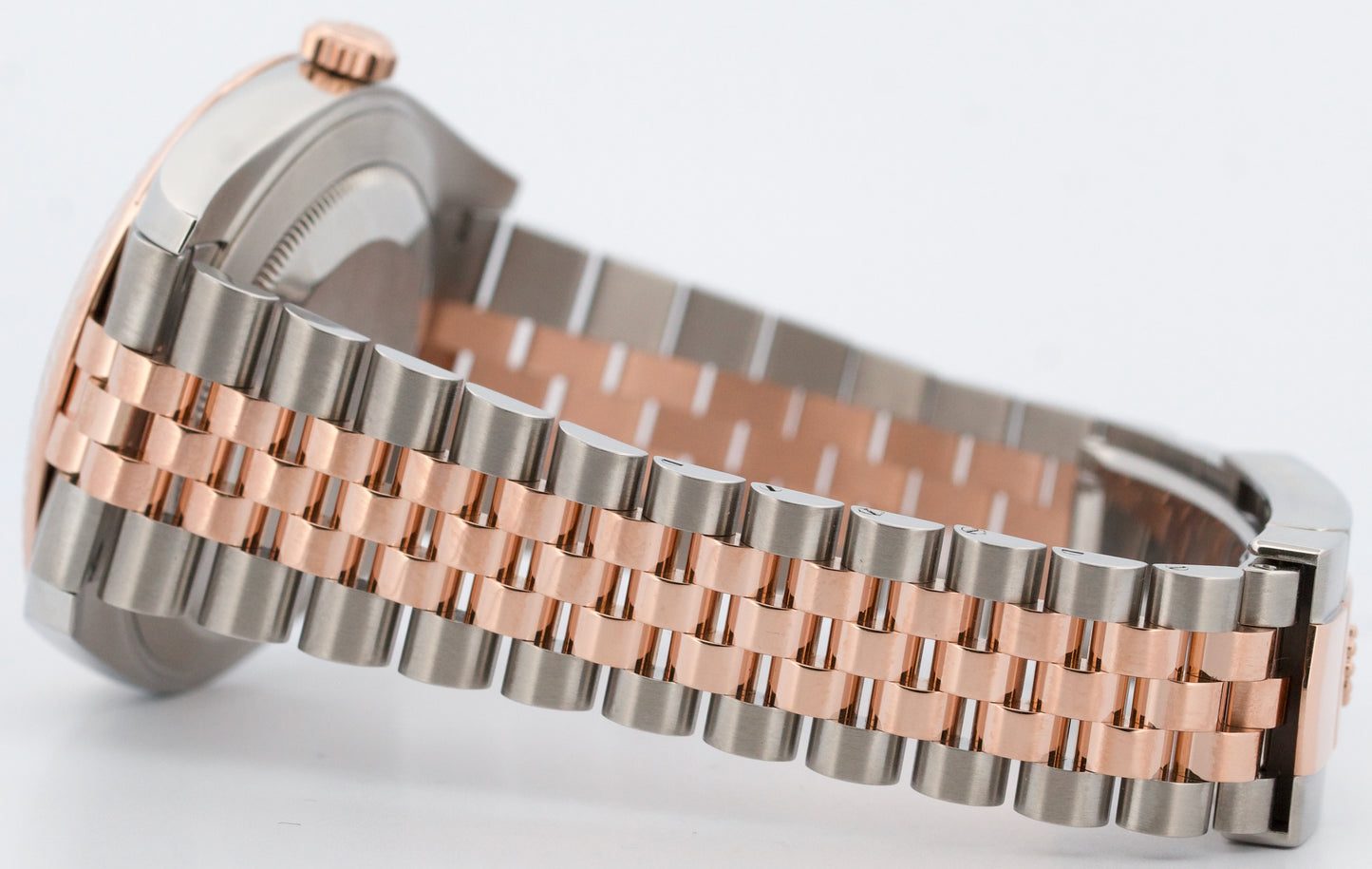 Rolex DateJust 41 Rhodium WIMBLEDON 18k Gold Fluted Steel JUBILEE 41mm 126331